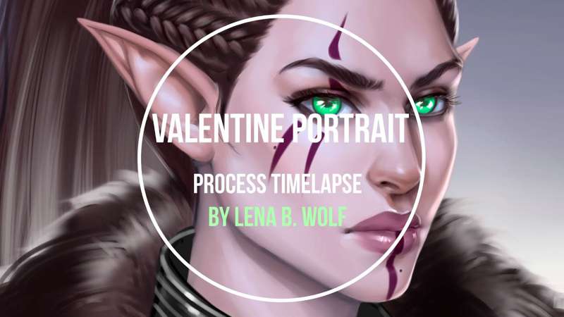 Portrait Of Valentine By Lenabwolf From Patreon Kemono