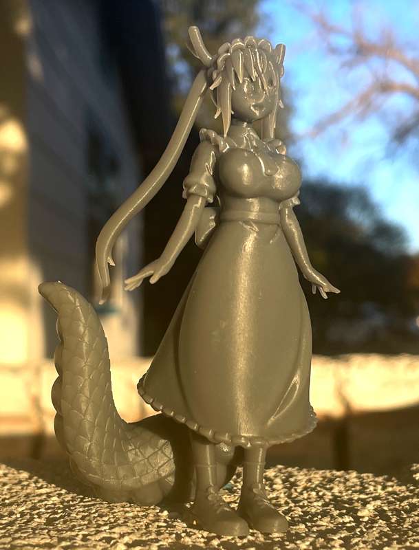 D Printed Torhu By EL CID By Dungeon Pin Ups From Patreon Kemono