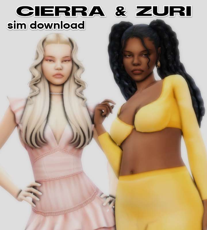 Zuri Hair - The Sims 4 Download 