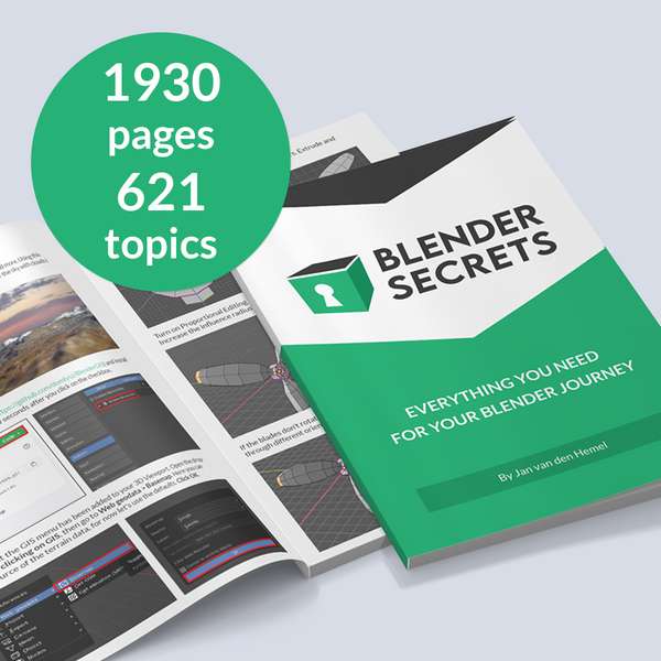 "Blender Secrets ebook" by Jan van den Hemel from Gumroad Kemono