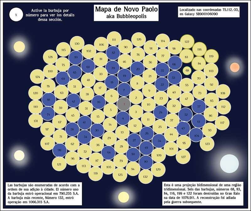 "Mapa de Novo Paolo / Bubbleopolis" by Scott Bieser from Patreon | Kemono