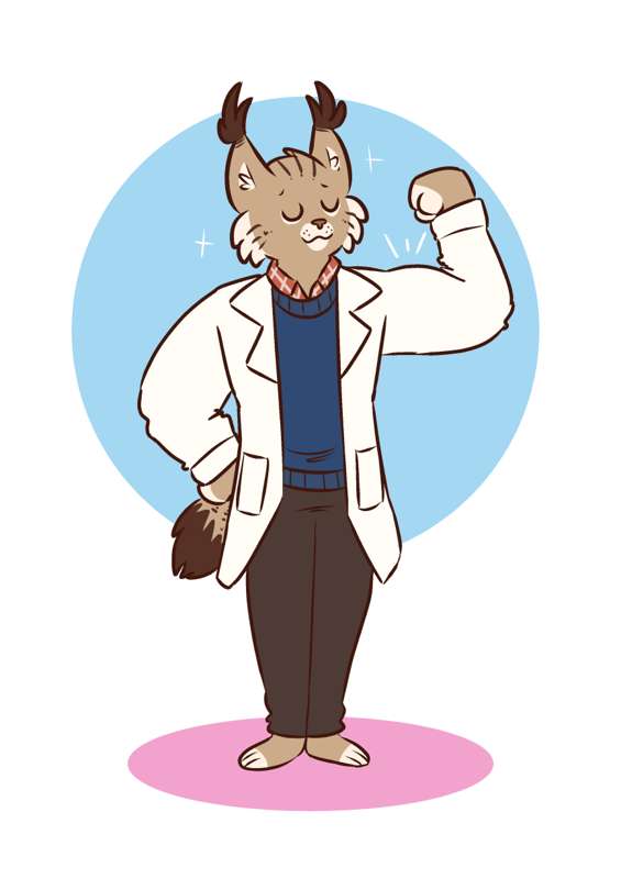 "[comm Lynx Scientist]" By Catboots From Patreon | Kemono