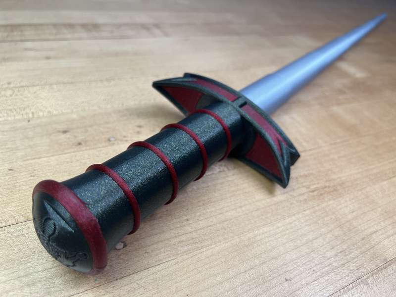 "Broadsword MultiColor" by 3dprintingworld from Patreon Kemono