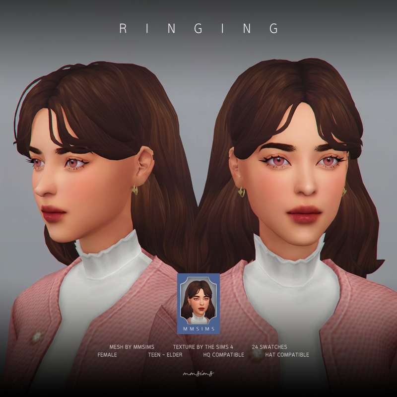 Mmsims Hair Ringing Maxis Match By Mmsims From Patreon Kemono