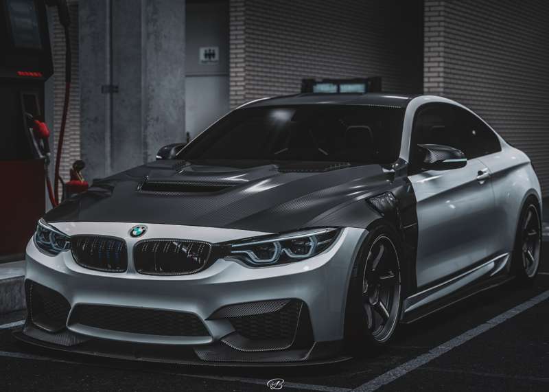 BMW m4 2020 Black Satin