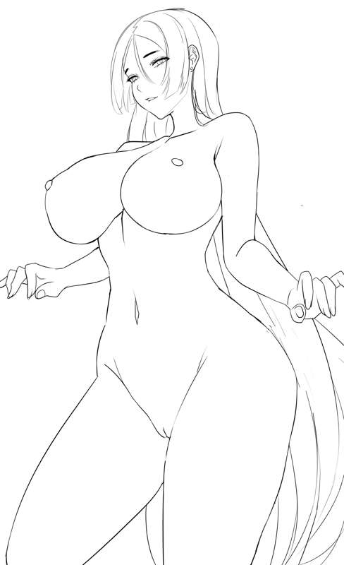 Minamoto Raikou Halloween sketch 1.jpeg