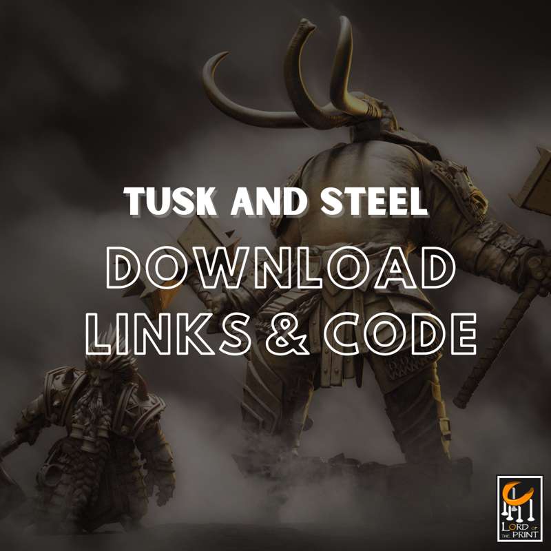  tusk and steel download links myminifactory discount code by