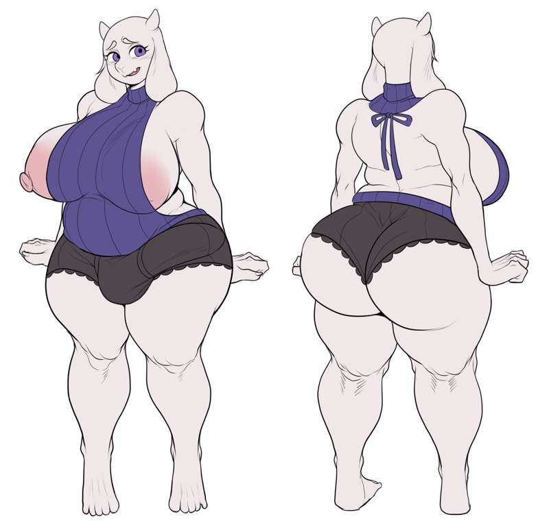 Toriel Model Sheet - Underwear.png