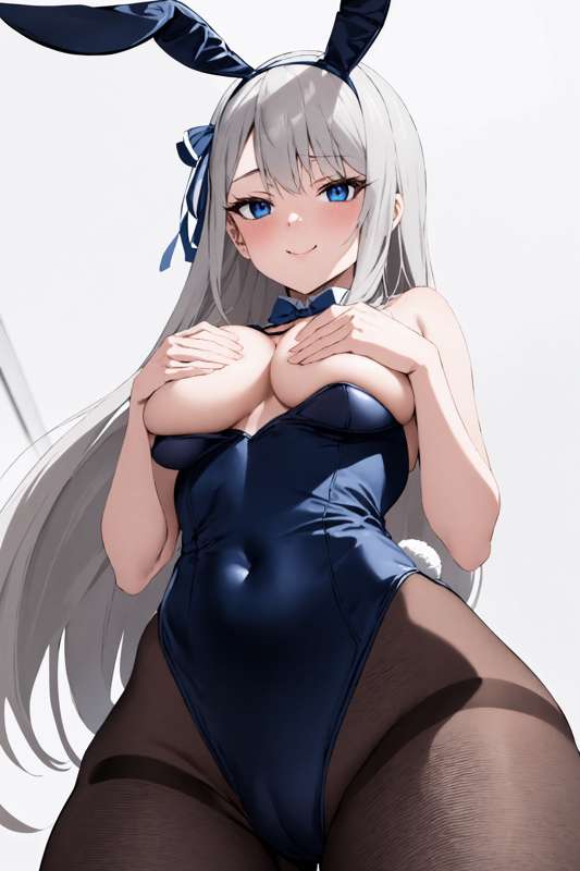 00046-1135606104-best quality, (masterpiece_1.2), detailed,cowboy shot,from below,_medium breasts,1girl, solo, , light blush,smile,_grey hair, bl.png