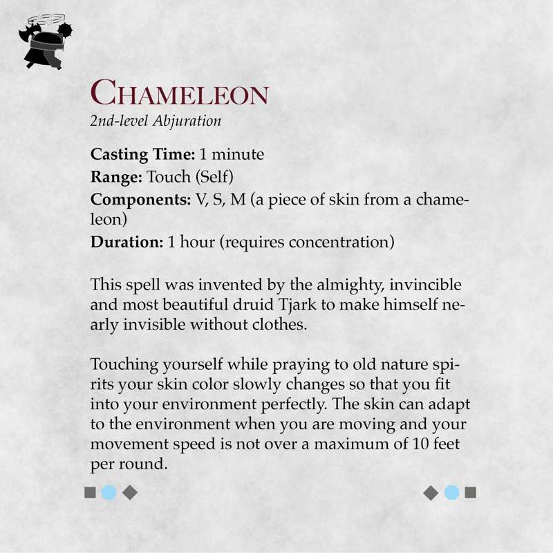 "Spell | Chameleon" by Confused Clerics from Patreon | Kemono