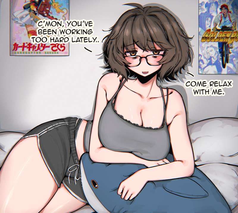 get comfy with aki commission  by 04119 snail from Patreon  