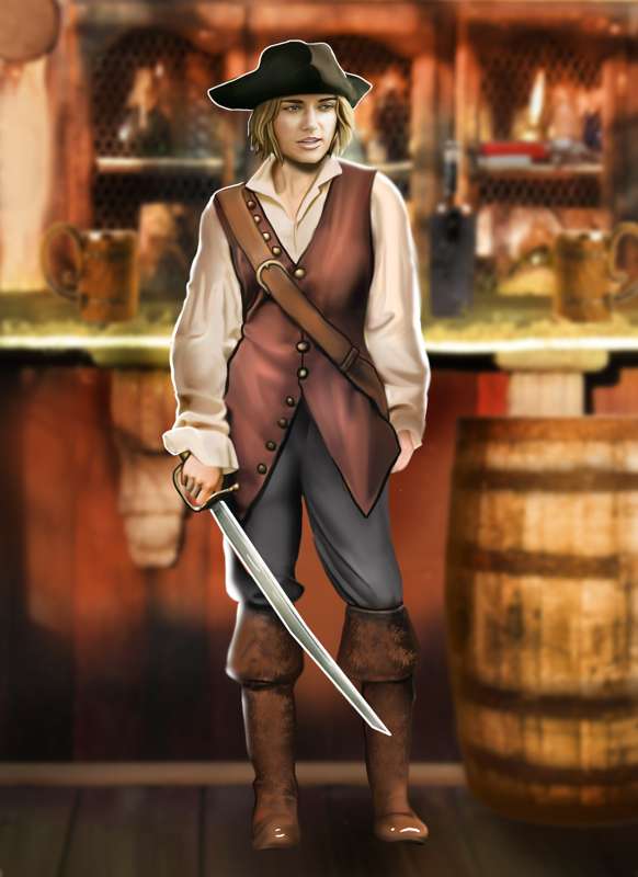 "Chains of the Irkalla Elizabeth Swann" by hunteropera from Patreon