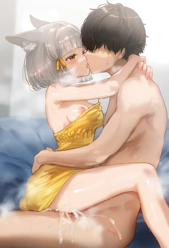 1girl,1boy,{nia_(xenoblade) ,xenoblade_chronicles_(series) },{{{gawako,hominamia s-595698164.png