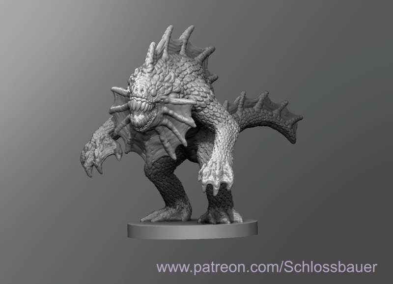 "Castlevania Merman" by Schlossbauer from Patreon Kemono