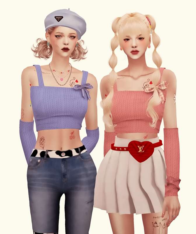 Moschino barbie dress + belt by kimdahee from Patreon