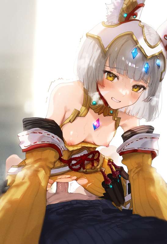 1girl,1boy,{nia_(xenoblade) ,xenoblade_chronicles_(series) },{{{gawako,hominamia s-2891630528.png