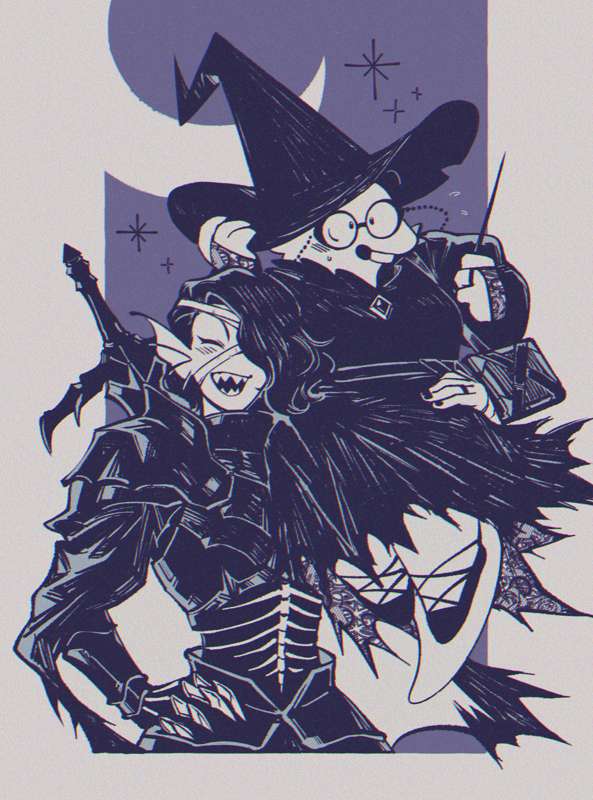 "[UTDR Monthly Request] Undyne As A Death Knight And Alphys As A Witch ...