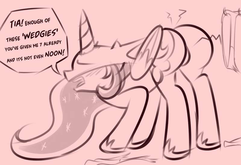 MLP - Luna Wedgie Day.png