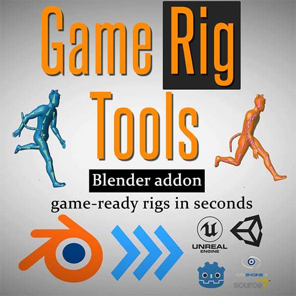 "Game Rig Tools (Blender Addon) gameready rigs in seconds" by Todor