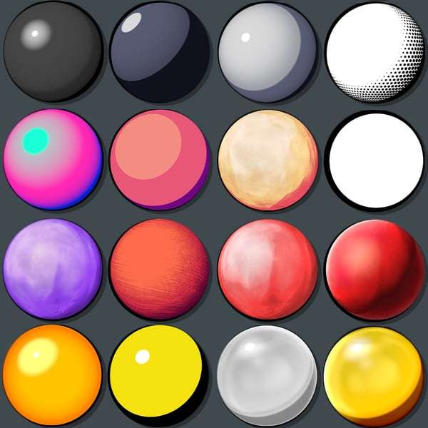 Toon Shader MatCap Pack (Free Download)