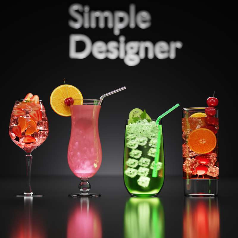 "[SD] Random Drinks II" by simpledesigner from Patreon Kemono