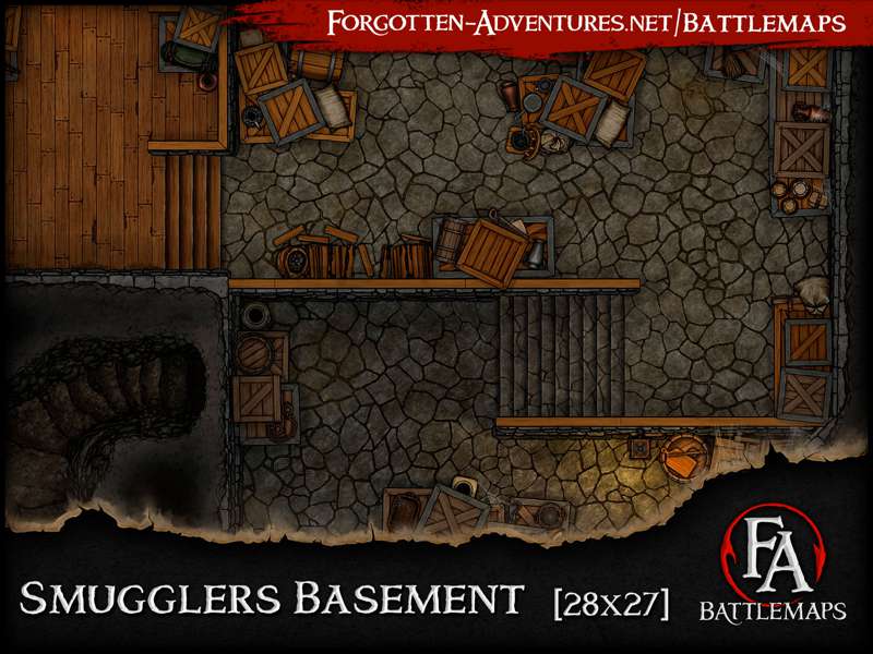 Smugglers Basement [28×27] – Forgotten Adventures