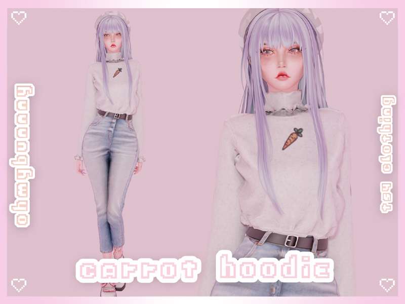 "𝒸𝒶𝓇𝓇𝑜𝓉 𝒽𝑜𝑜𝒹𝒾𝑒 ♡" by ohmybunnny from Patreon Kemono