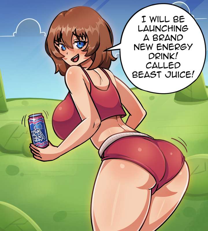 Ms Beast Energy drink Comic by AlekseyGutierrez from Patreon  