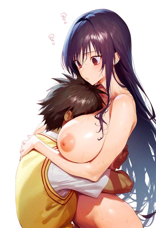 1girl ,1boy ,{{ kotegawa yui, to love-ru,brown hair,}},{{ tianliang duohe fangdo s-1657000068.png