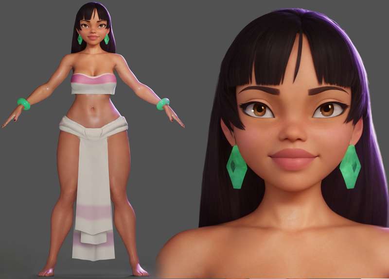 Chel model newlow.png